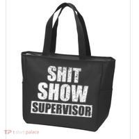 Shit Show Supervisor Funny Meme Tote Bag thumb 3