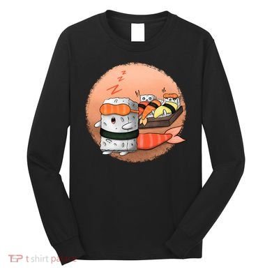 Sushi Sleeping Long Sleeve Shirt