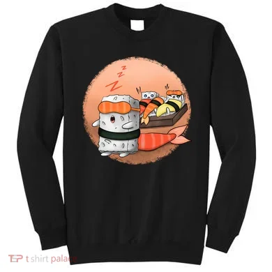Sushi Sleeping Sweatshirt