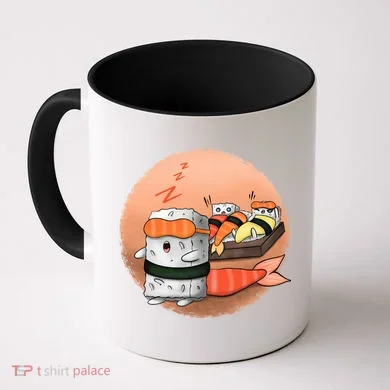 Sushi Sleeping Coffee Mug