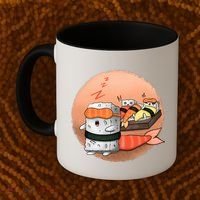Sushi Sleeping Coffee Mug thumb 2