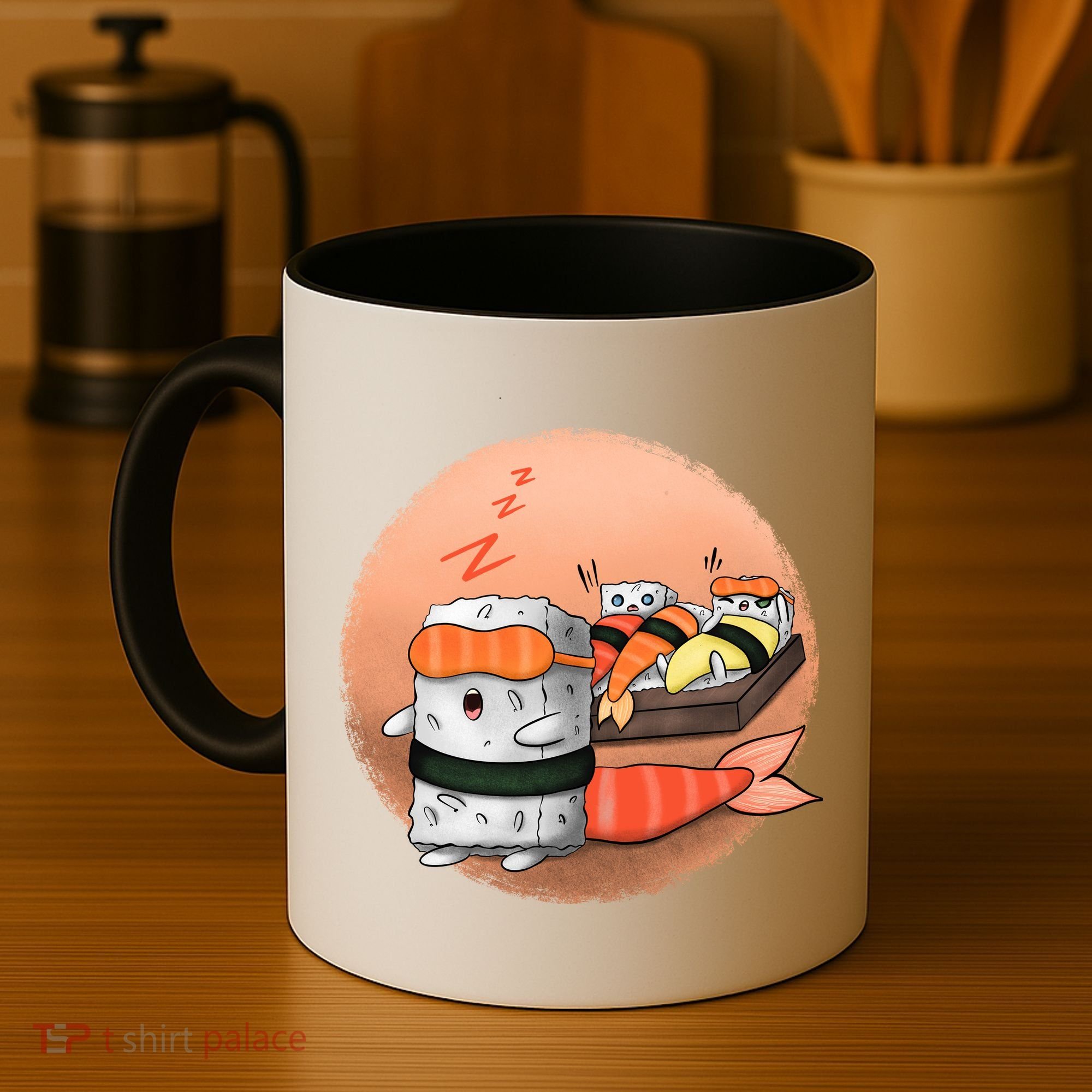 Sushi Sleeping Coffee Mug