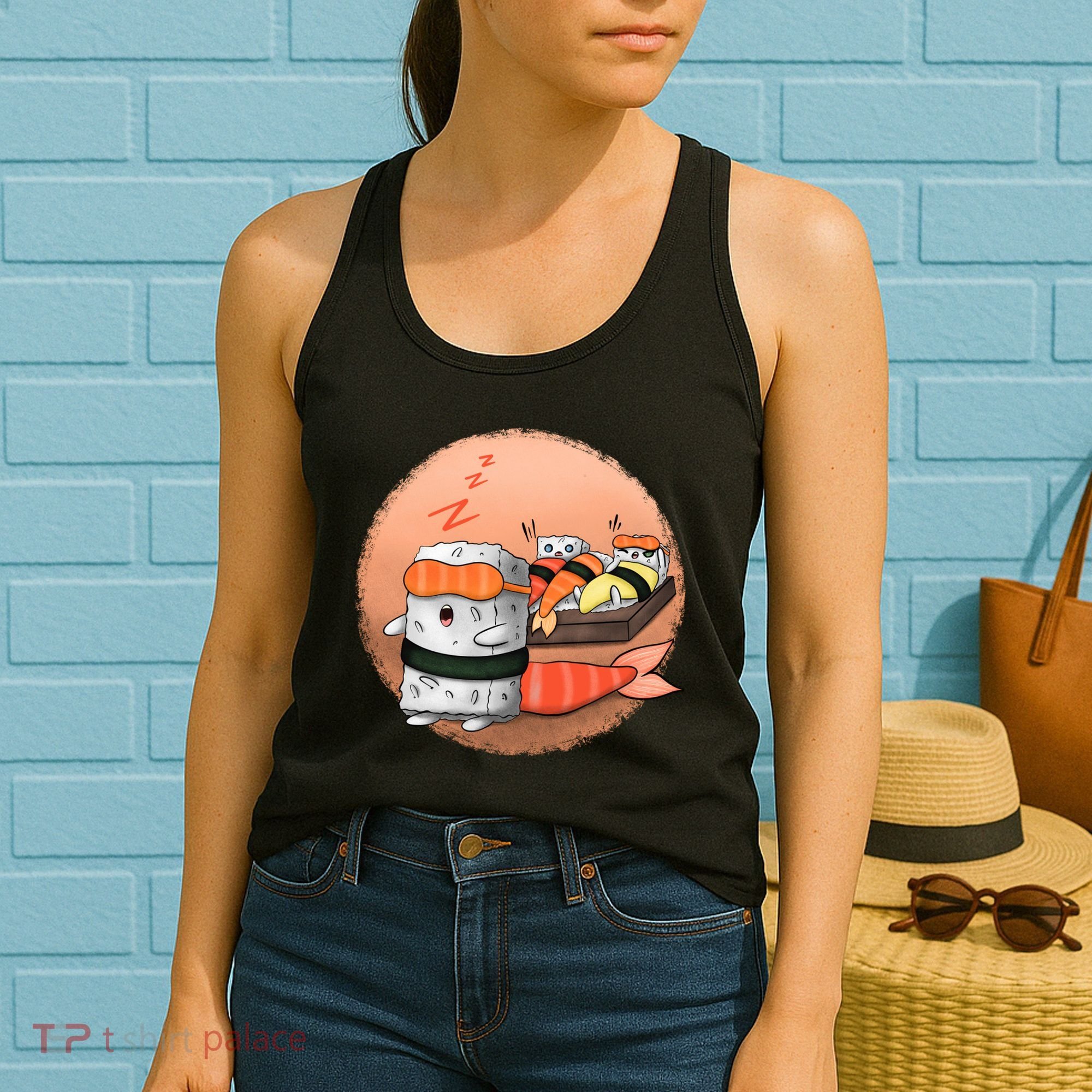 Sushi Sleeping Women's Tank Top