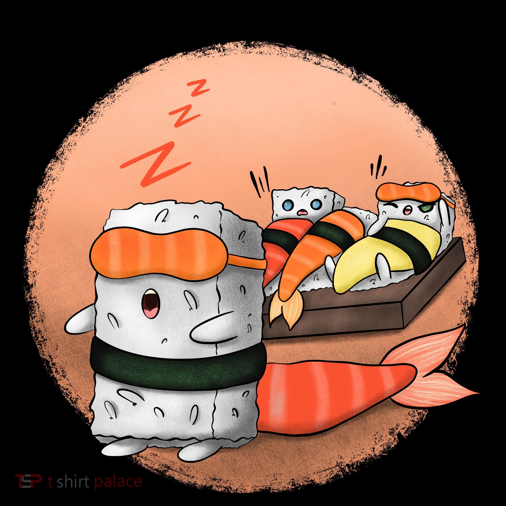 Sushi Sleeping Baby Bodysuit