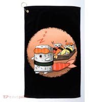 Sushi Sleeping Golf Towel thumb 0