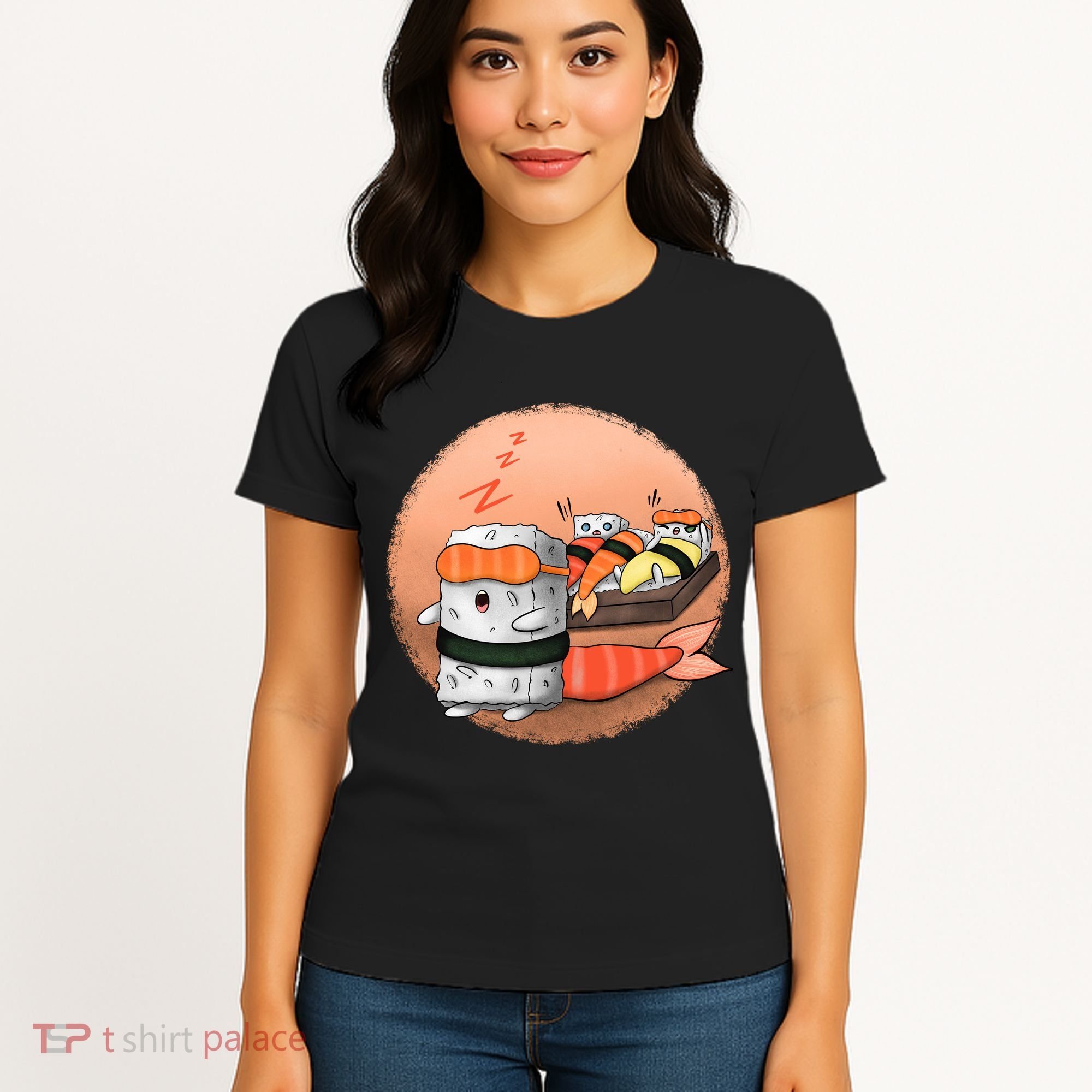 Sushi Sleeping Women's T-Shirt