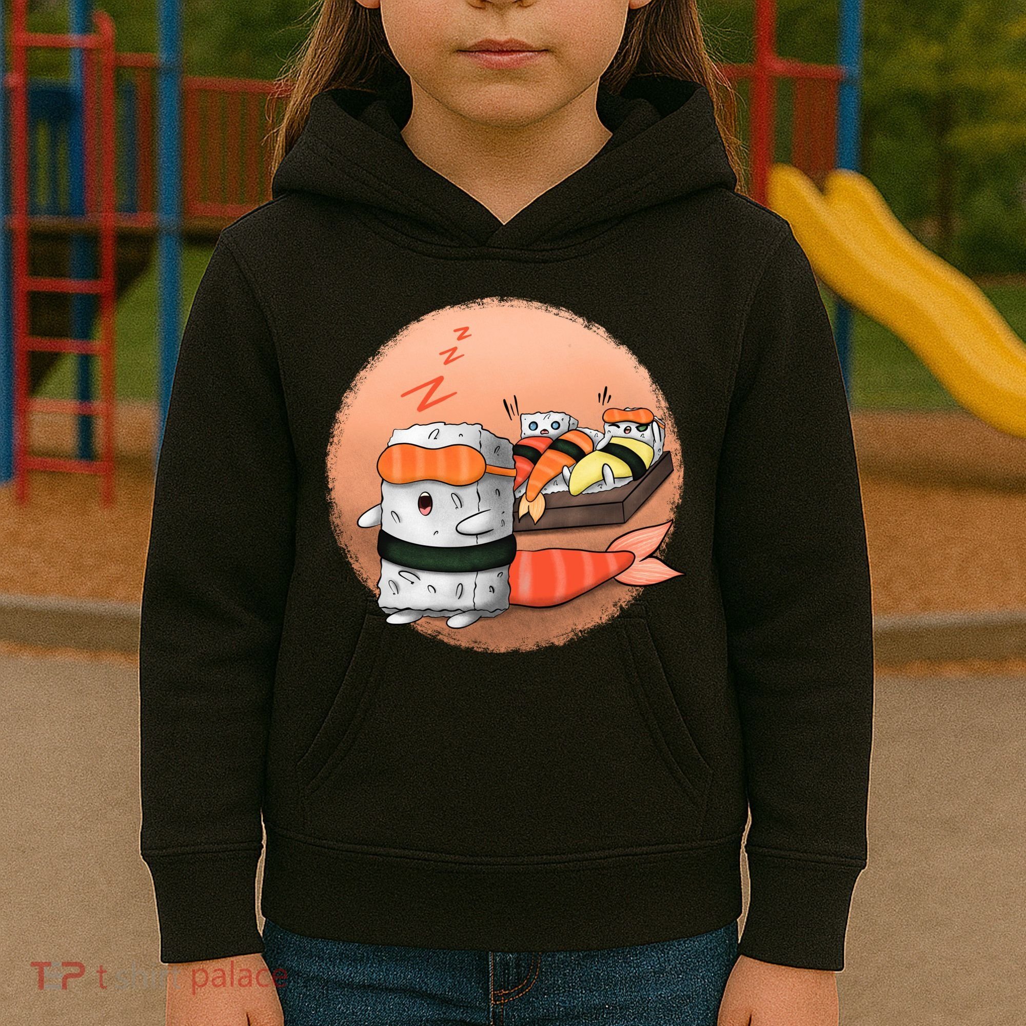 Sushi Sleeping Kids Hoodie