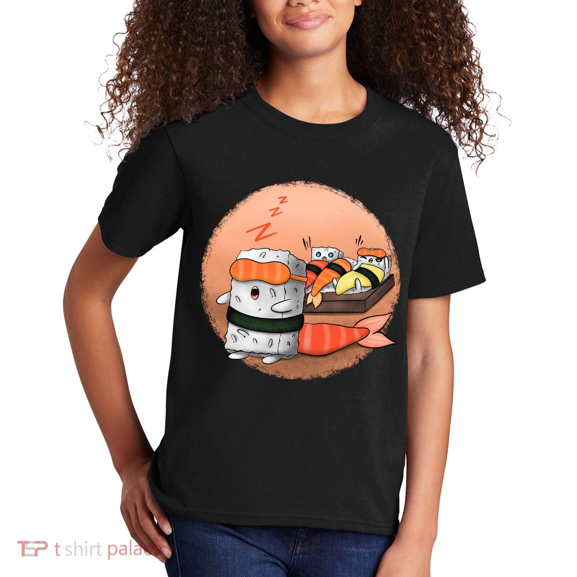 Sushi Sleeping Kids T-Shirt