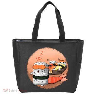 Sushi Sleeping Tote Bag