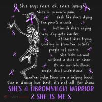 She Say SheS Ok SheS A Fibromyalgia Warrior Skeleton Baby Bodysuit thumb 2