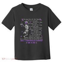 She Say SheS Ok SheS A Fibromyalgia Warrior Skeleton Toddler T-Shirt thumb 0