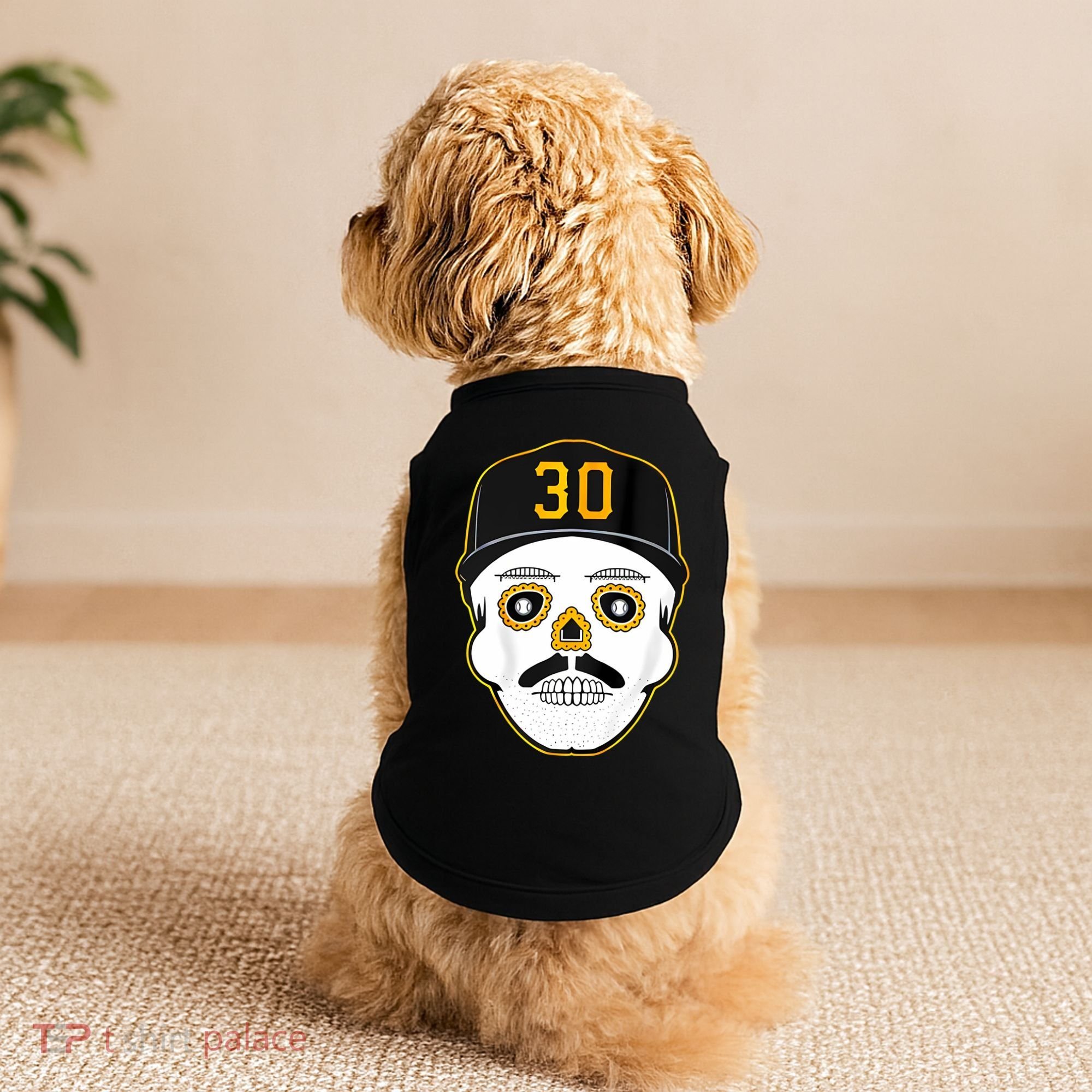 Skenes Sugar Skull Baseball Fan Doggie Tank