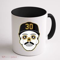 Skenes Sugar Skull Baseball Fan Coffee Mug thumb 1