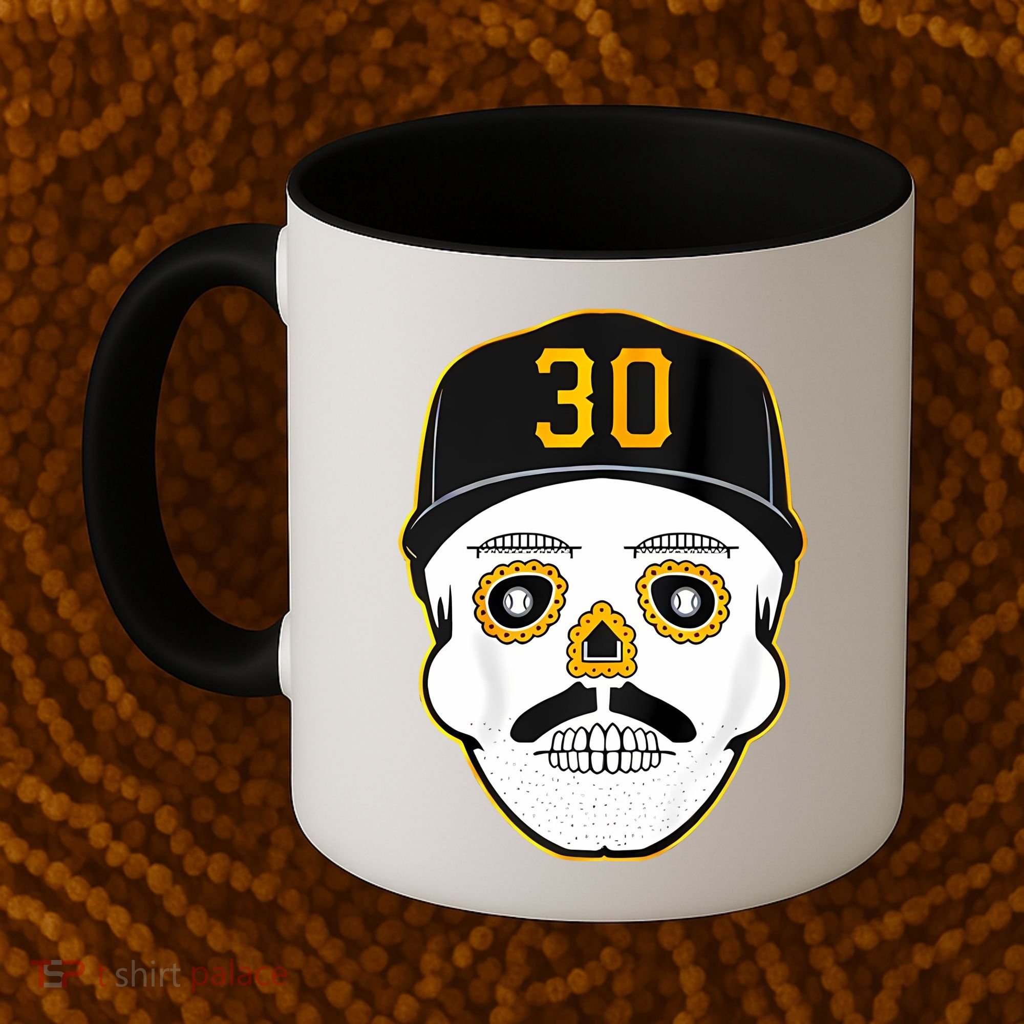 Skenes Sugar Skull Baseball Fan Coffee Mug