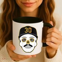 Skenes Sugar Skull Baseball Fan Coffee Mug thumb 3