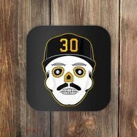 Skenes Sugar Skull Baseball Fan Coaster thumb 0