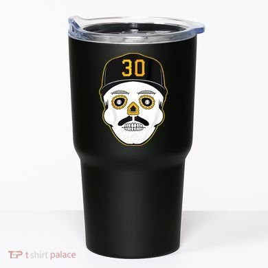 Skenes Sugar Skull Baseball Fan Tumbler