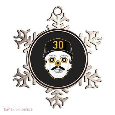 Skenes Sugar Skull Baseball Fan Ornament