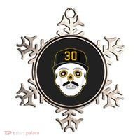 Skenes Sugar Skull Baseball Fan Ornament thumb 0