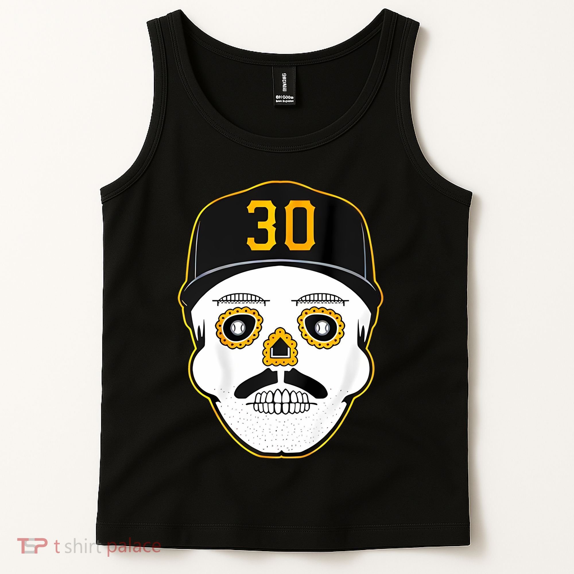 Skenes Sugar Skull Baseball Fan Tank Top