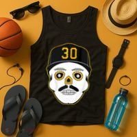 Skenes Sugar Skull Baseball Fan Tank Top thumb 4