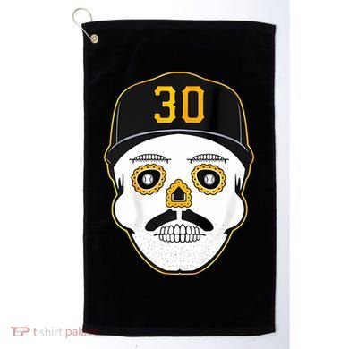 Skenes Sugar Skull Baseball Fan Golf Towel