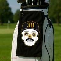 Skenes Sugar Skull Baseball Fan Golf Towel thumb 2