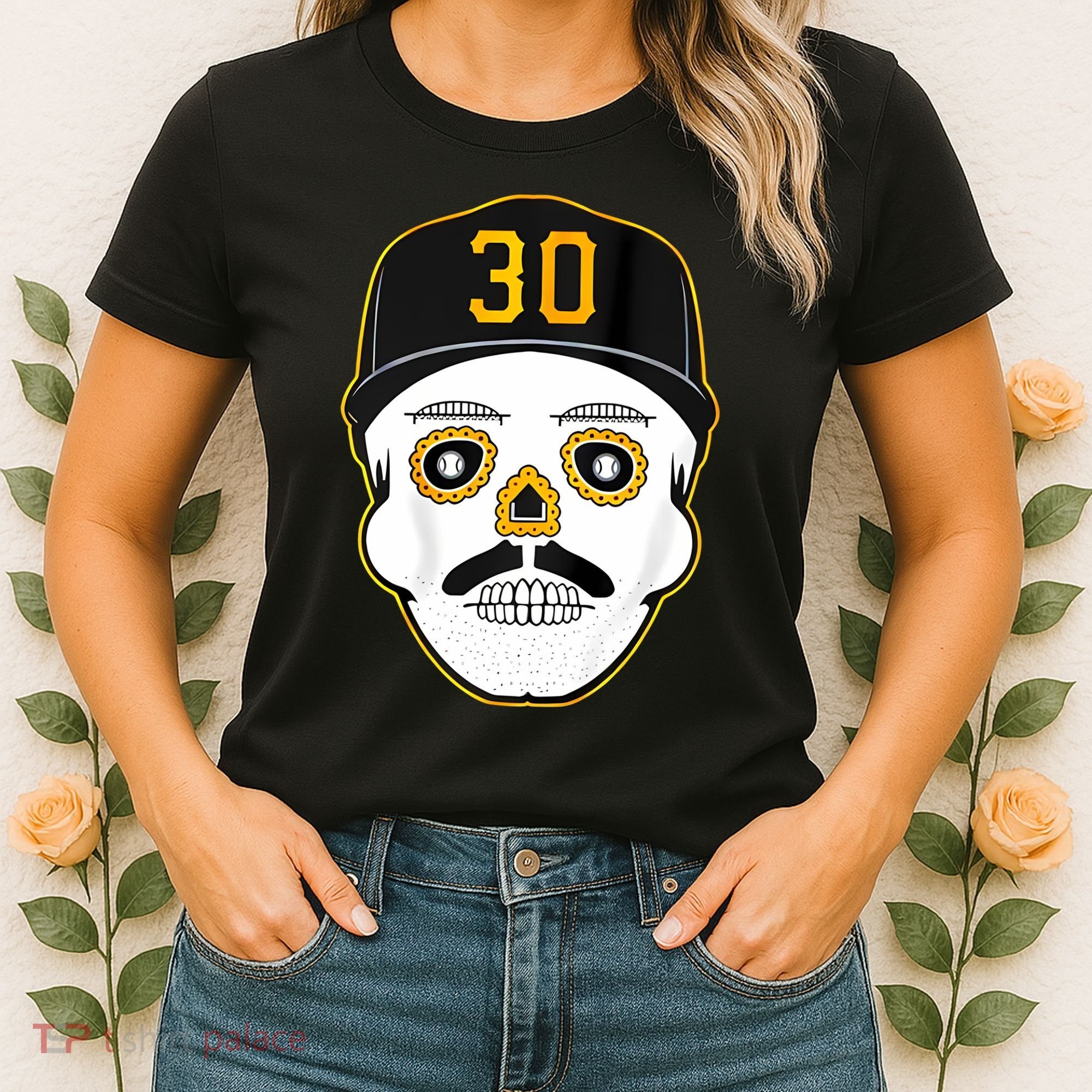 Skenes Sugar Skull Baseball Fan Women's T-Shirt