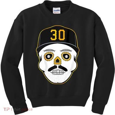 Skenes Sugar Skull Baseball Fan Kids Sweatshirt