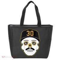 Skenes Sugar Skull Baseball Fan Tote Bag thumb 0