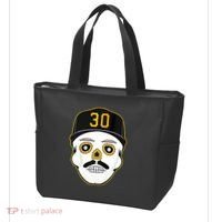 Skenes Sugar Skull Baseball Fan Tote Bag thumb 3