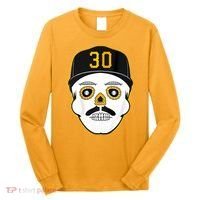 Skenes Sugar Skull Baseball Fan Long Sleeve Shirt thumb 0