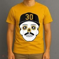 Skenes Sugar Skull Baseball Fan T-Shirt thumb 3