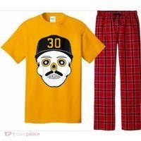 Skenes Sugar Skull Baseball Fan Pajama Set thumb 0
