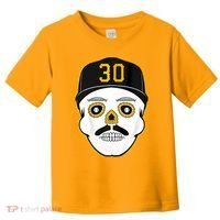 Skenes Sugar Skull Baseball Fan Toddler T-Shirt thumb 0