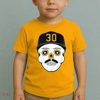 Skenes Sugar Skull Baseball Fan Toddler T-Shirt thumb 2