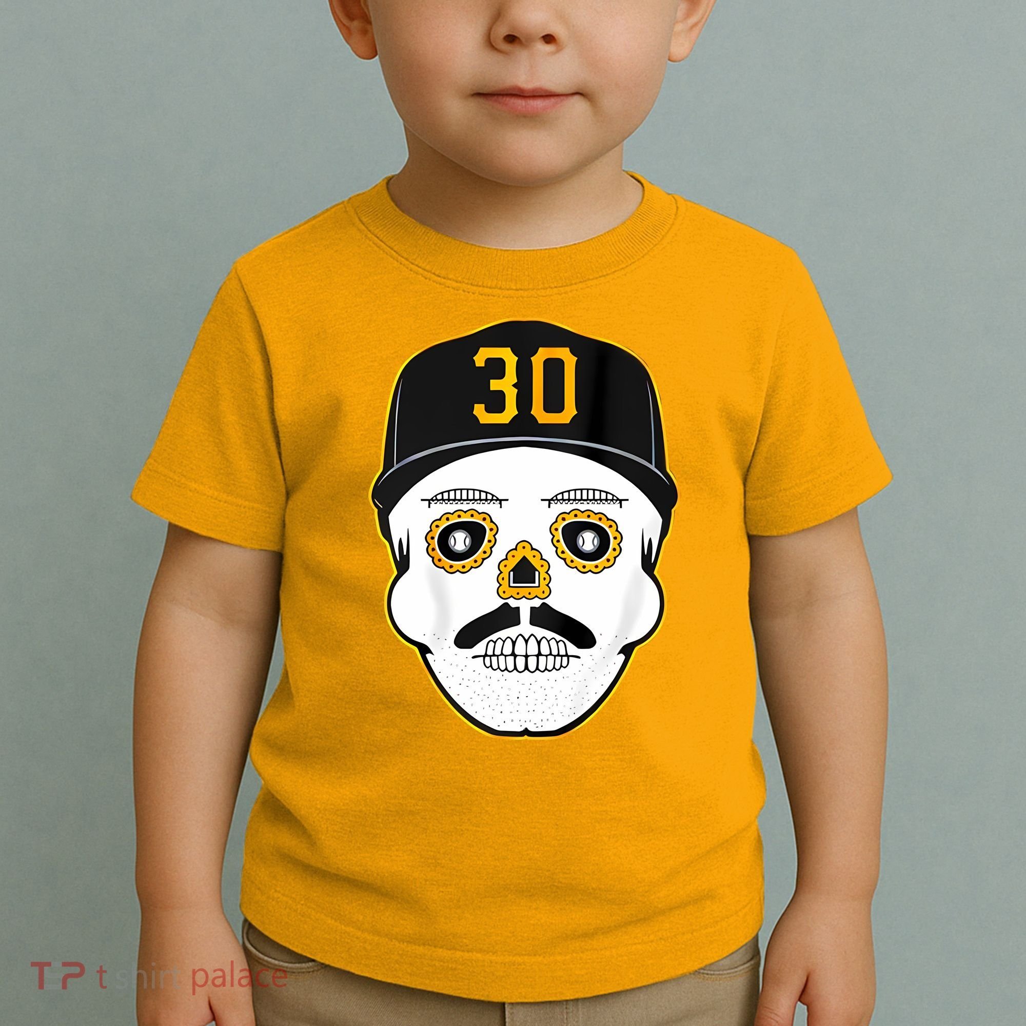 Skenes Sugar Skull Baseball Fan Toddler T-Shirt