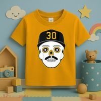 Skenes Sugar Skull Baseball Fan Toddler T-Shirt thumb 3