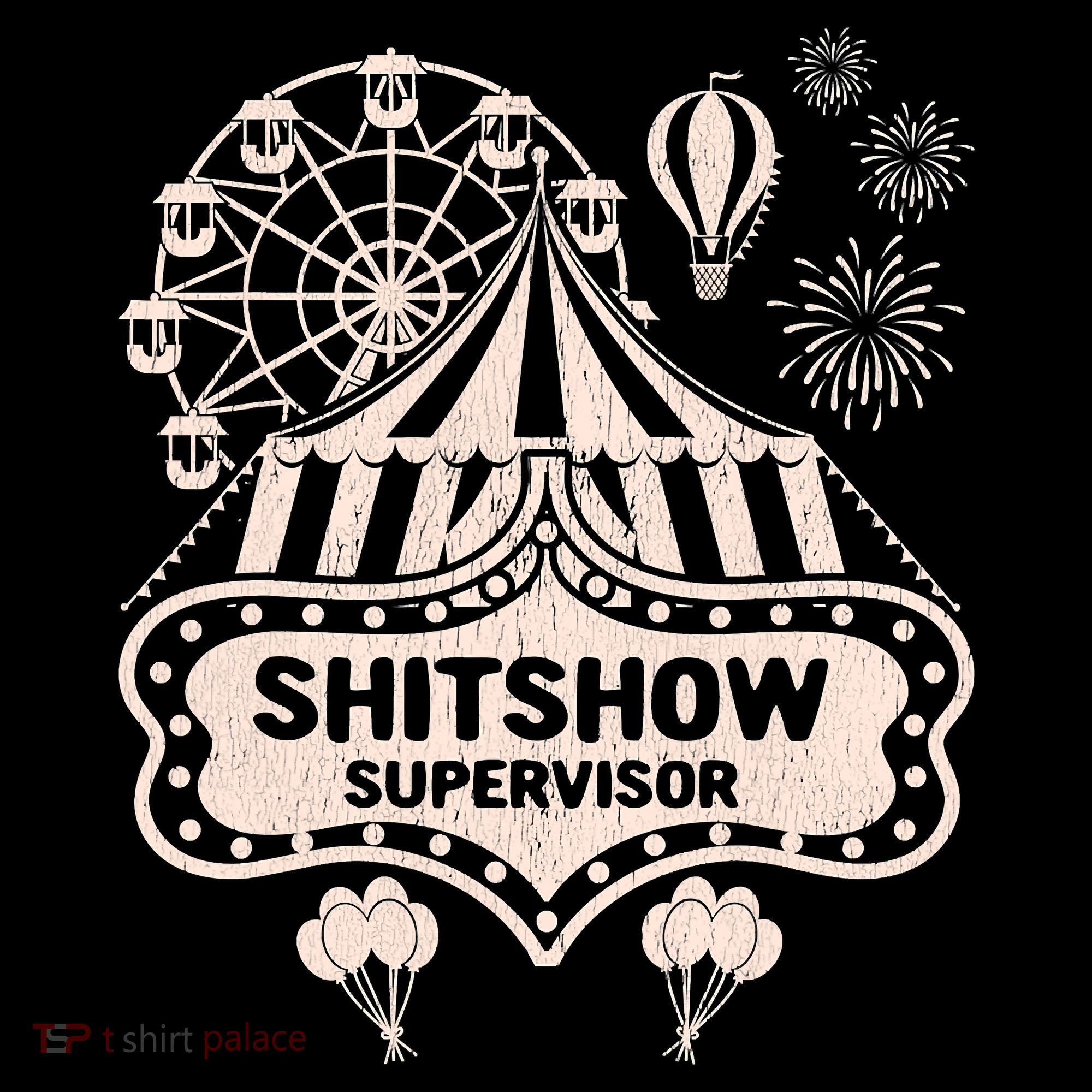 Shit Show Supervisor Funny Boss Manager Teacher & Mom Ornament