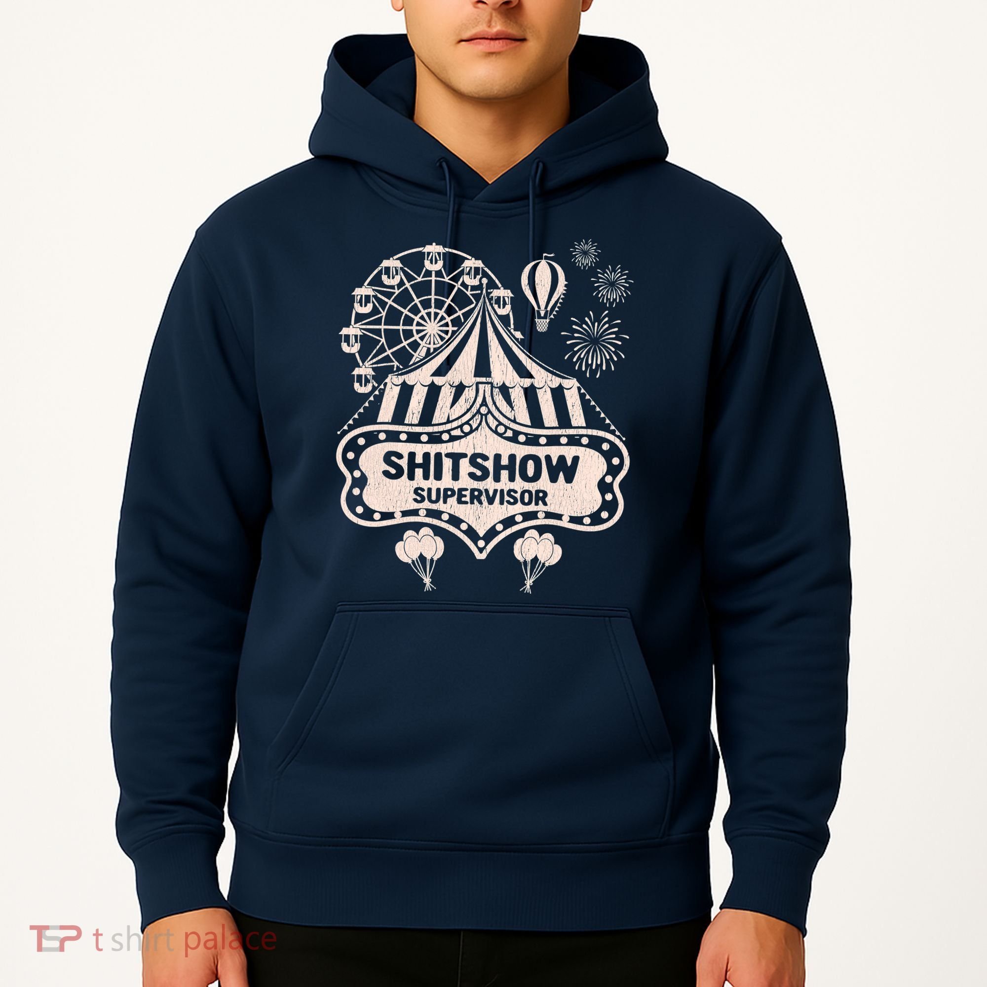 Shit Show Supervisor Funny Boss Manager Teacher & Mom Hoodie