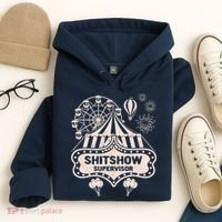 Shit Show Supervisor Funny Boss Manager Teacher & Mom Hoodie thumb 4