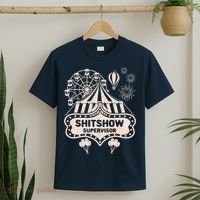 Shit Show Supervisor Funny Boss Manager Teacher & Mom T-Shirt thumb 2