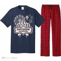 Shit Show Supervisor Funny Boss Manager Teacher & Mom Pajama Set thumb 0