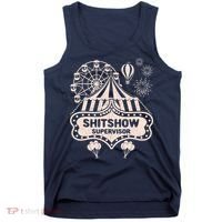 Shit Show Supervisor Funny Boss Manager Teacher & Mom Tank Top thumb 0