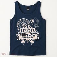 Shit Show Supervisor Funny Boss Manager Teacher & Mom Tank Top thumb 2