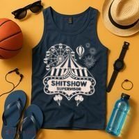 Shit Show Supervisor Funny Boss Manager Teacher & Mom Tank Top thumb 4