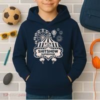 Shit Show Supervisor Funny Boss Manager Teacher & Mom Kids Hoodie thumb 2
