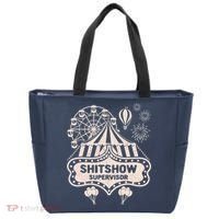 Shit Show Supervisor Funny Boss Manager Teacher & Mom Tote Bag thumb 0