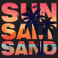 Sun Salt Sand Funny Beach Lover Summer Vacation Palm Tree Beanie thumb 2