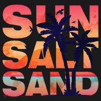 Sun Salt Sand Funny Beach Lover Summer Vacation Palm Tree Baby Bodysuit thumb 2